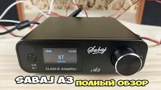 Sabaj A3 - по воздуху и проводам. Полный обзор усилителя класса D