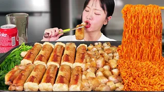 5kg of Giant Beef Large Intestines & Spicy Fire Noodles 🔥 MUKBANGㅣEatingshowㅣASMR