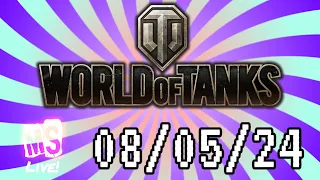 World Of Tanks Stream: 08/05/2024: Onslaught: Grinding Weeklys
