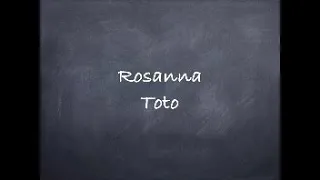 Rosanna-Toto Lyrics