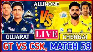 🔴Live: Gujarat vs Chennai, Match 59 | CSK vs GT IPL 2024 Live Match Today | 2nd Innings #livescore