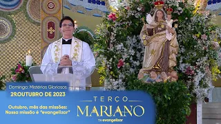 Domingo: Mistérios Gloriosos | Terço Mariano com @PadreManzottiOficial | 29/10/23