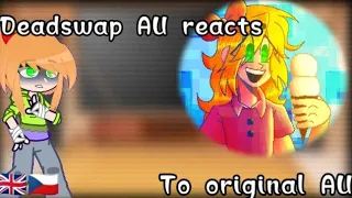 Deadswap AU react to Original AU//Afton Family//Part 1/7 Elizabeth// Cz. Eng.