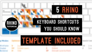 Rhino Keyboard Shortcuts | 5 Tips you NEED to know!