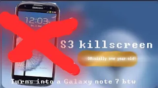 Samsung S3/Tab 3 killscreen. Battery explodes.