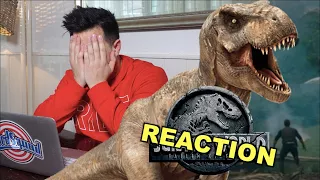 Jurassic World: Fallen Kingdom Official TRAILER REACTION!!! | TRUST