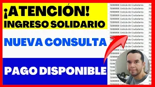 ✅ Ingreso Solidario 2023 Consultar Si Soy Beneficiario