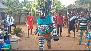 The wonderful Igboland, Africa, traditional masquerade (Agaba masquerade). 2023.