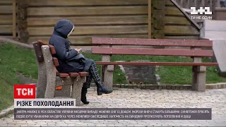 Погода в України: майже в усіх областях місцями випаде мокрий сніг із дощем