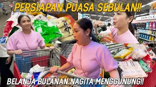 NEMENIN NAGITA BELANJA BULANAN SETROLLY PENUH!!! KALAP SAMPE JAJANAN PUN DIBORONG ABIS!!