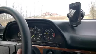 W126 560 SEL 0 - 100km/h test