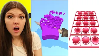 Trying Oddly SATISFYING App Games!