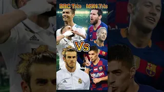 BBC Trio (C.Ronaldo,Benzema,Bale)🆚 MSN Trio (Messi,Neymar,Suarez)🔥