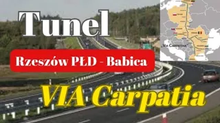 Trasa Via Carpatia - Tunel Rzeszów PŁD - Babica! Niedługo Rozpocznie Się Drążenie Tunelu