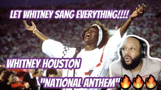 FIRST TIME HEARING | WHITNEY HOUSTON - "NATIONAL ANTHEM" | STAR SPANGLED BANNER (4K REMASTERED)