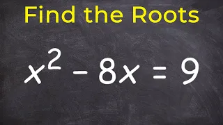 How to find the roots of an quadratic equation - Free Math Help