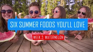 Summer foods: Watermelon and watermelon water ice