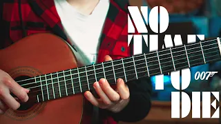 No Time To Die - Billie Eilish (James Bond Theme) fingerstyle classical guitar cover (with Tabs)