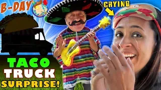 BEST TACO TRUCK in the WORLD! EMOTIONAL MOM - 30th Birthday Surprise (FV Family Vlog)