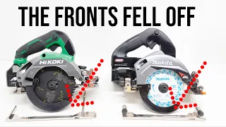 Makita 40v 125mm Circular Saw VS HiKOKI 36v 125mm Circular Saw & BOTH THE FRONTS COME OFF!!!