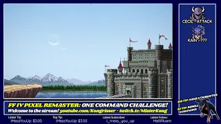 Final Fantasy IV Pixel Remaster - ONE COMMAND CHALLENGE