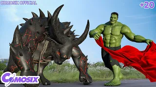 23rd Century Future Technology VFX - Hulk vs Bullfighting Monster Great War - Who Winner?