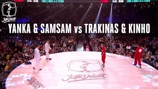 Popping Best 16 - Juste Debout 2018 - Yanka & Samsam vs Trakinas & Kinho