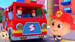 Колеса на пожежній машині Пісня про транспорт для дошкільнят