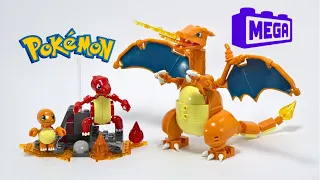 Building MEGA Pokemon Charmander Evolution set - LEGO Pokemon Speed Build