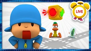 Pocoyo Directs the Traffic| CARTOONS and FUNNY VIDEOS for KIDS in ENGLISH | Pocoyo LIVE