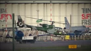 British Army Gazelle Quick Refuel @Bae Systems Warton Aerodrome 14/12/2016