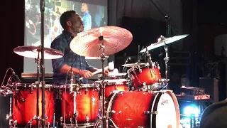 Nate Smith best drum solo using a mallet and hand tapping exhibition with a ludwig drumset