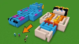 Laberinto ELTROLLINO Vs Laberinto MONDONGO 😱😂 La BASE SECRETA más SEGURA de MINECRAFT