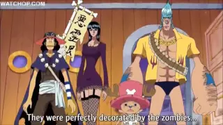 one piece funny moment  the waking up scene