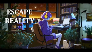 escape reality lofi music calm piano relaxe and sleep