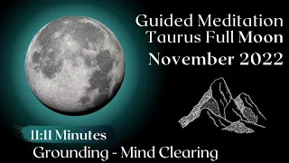 Guided Meditation Full Moon & Eclipse November 2022 🌖