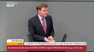 Bundestag: Minderheitenrechte in der laufenden Wahlperiode am 03.04.2014