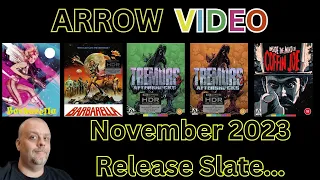 Arrow's November 2023 Blu-Ray / 4K Announcements [7 Releases]