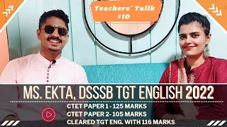 How to Prepare for DSSSB TGT English Exam | Success Story Of Ekta 💯🖍️💥