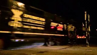 Norfolk Southern with 2 high hoods and OLS GP38-2's!