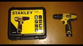 Видеообзор шуруповерта Stanley STCD1081B2