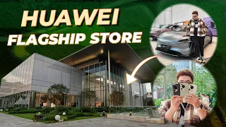 Huawei Flagship Store tại trụ sở Huawei ở Trung Quốc có gì? - ô tô điện siêu xịn, Pura 70 Ultra,...