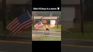 Girls VS Boys in a storm. 😂 #botsfunny #comedy #funny #shorts