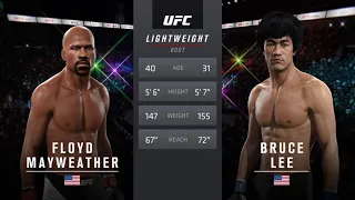 Floyd Mayweather vs. Bruce Lee - EA Sports UFC 2 🥊🐉 - Crazy UFC 👊🤪