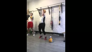 16kg Jerk 10min 06/07/2015