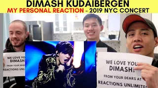 DIMASH Kudaibergen | PART 1  | PERSONAL EXPERIENCE AND REACTION | NYC CONCERT DECEMBER 10, 2019