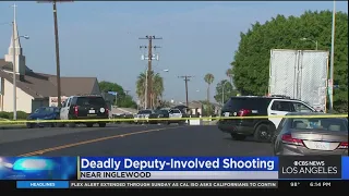 Deputies fatally shoot armed suspect near Inglewood