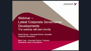 Latest Corporate Governance Update