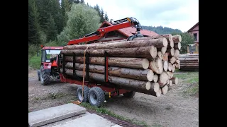 Výroba vyvážačky dreva/Foto