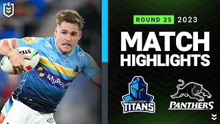 NRL 2023 | Gold Coast Titans v Penrith Panthers | Match Highlights